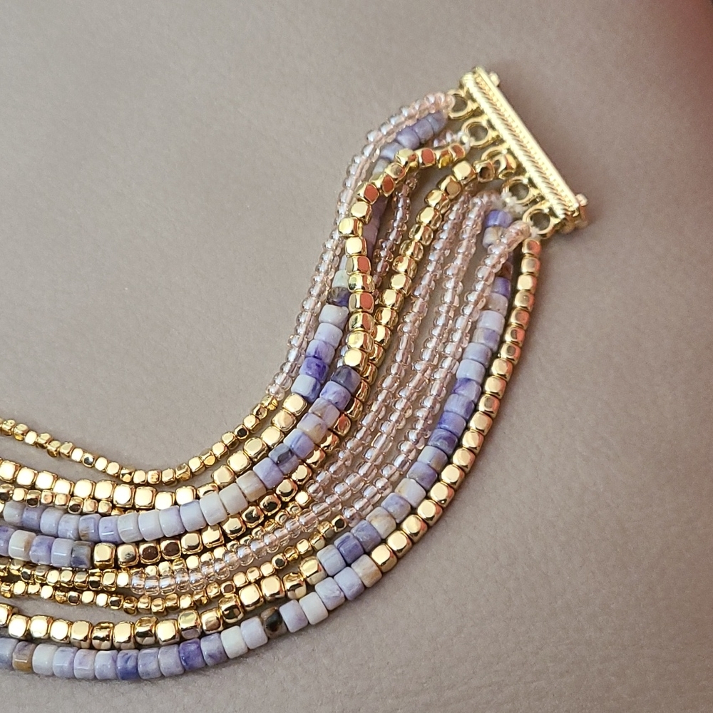 BEADED MAGNETIC SNAP BRACELET - Picture 4 of 5